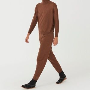 Chic Babaa Merino Wool Joggers || No. 25 Cut in “Madera” Color || OS
